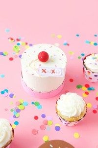 DIY Paper Mache Cake Boxes