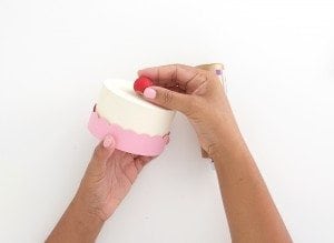 DIY Paper Mache Cake Boxes