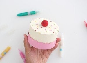 DIY Paper Mache Cake Boxes