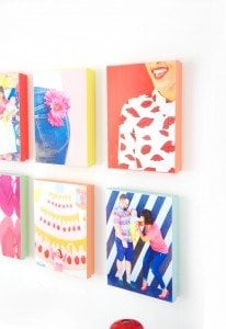 Easy Washi Tape Gallery Wall