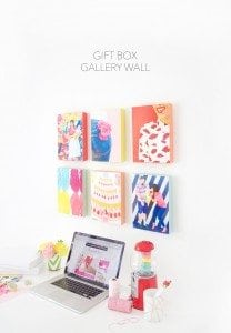 Easy Washi Tape Gallery Wall