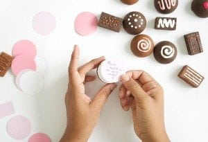DIY Valentine's Day Box of Chocolates
