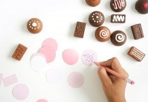 DIY Valentine's Day Box of Chocolates
