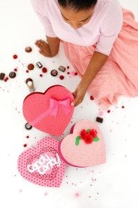 DIY Valentine's Day Box of Chocolates