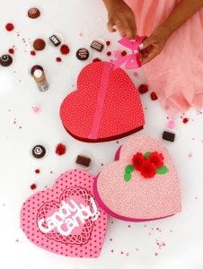 DIY Valentine's Day Box of Chocolates