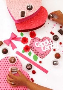 DIY Valentine's Day Box of Chocolates