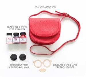 Use your Cricut Explore to create knockoffs of those designer goods. The possibilities are endless with this machine! Create this DIY Designer Crossbody , Tory Burch inspired bag with just a few leather embellishments.