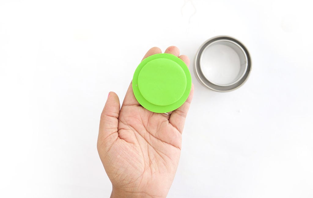 Create DIY Fruity Wooden Bracelet Trinket Boxes with a wooden bracelet and clay to create the perfect desk accessory