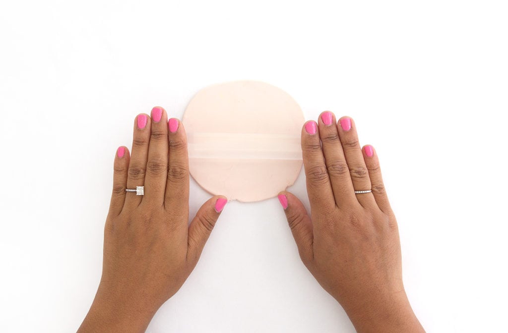 Create DIY Fruity Wooden Bracelet Trinket Boxes with a wooden bracelet and clay to create the perfect desk accessory