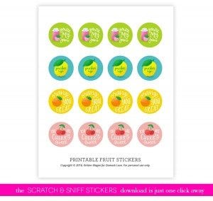 Bring back the 80's and create your own DIY Printable Scratch and Sniff Stickers with your Canon PIXMA MG7720 Printer