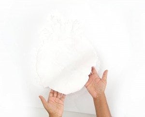 DIY Photo Transfer Fabric Flower Pillows