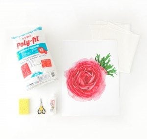 DIY Photo Transfer Fabric Flower Pillows