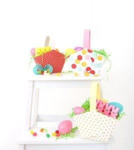 Easy Paper Easter Baskets