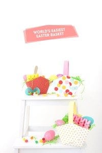 Easy Paper Easter Baskets