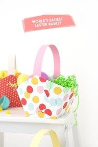 Easy Paper Easter Baskets