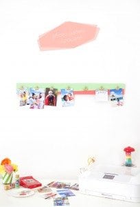 DIY Photo Gallery Clipboard | damask love