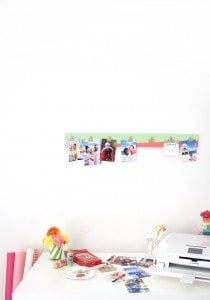 DIY Photo Gallery Clipboard | damask love