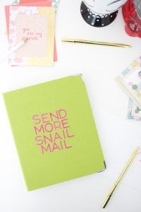Keep your stationery organized and ready to use with this DIY stationery organizer binder