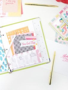 Keep your stationery organized and ready to use with this DIY stationery organizer binder