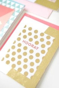 Create your own easy diy foiled stationery that rivals anything you can get at the store. It's quick and uses basic crafting supplies.