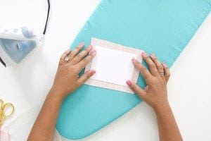 Use fabric scraps to create beautiful textured DIY Fabric Stationery. A great project for beginner crafters who love beautiful stationery and cards.