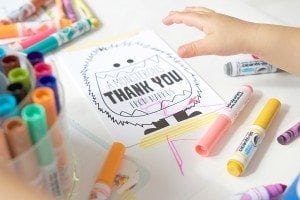 Encourage gratitude with even the littlest people in your home with fun, playful kid-friendly thank you cards from Tiny Prints