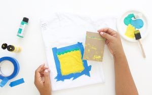 Use an Old Navy Tee to create perfect summertime DIY fruit pocket tees.