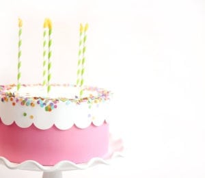 Create your own party out of paper. Use a paper mache box to create a DIY birthday party in a box using simple supplies and fill it up with a few birthday treats
