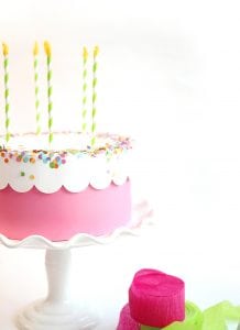 Create your own party out of paper. Use a paper mache box to create a DIY birthday party in a box using simple supplies and fill it up with a few birthday treats
