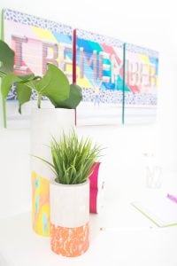 Print your own affordable easy DIY Tryptic Wall art from your at home Canon iP8720 Crafting Printer.