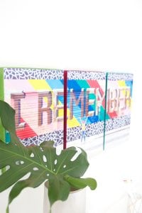 Print your own affordable easy DIY Tryptic Wall art from your at home Canon iP8720 Crafting Printer.