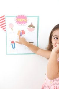 Use your Cricut Explore and a cardboard box to create a child's pretend play ice cream cart