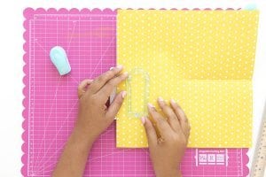 Introducing the new We R Memory Keepers Staple Board that let's you staple anywhere on the page. Use it to create these Easy Stapled Notebooks in minutes