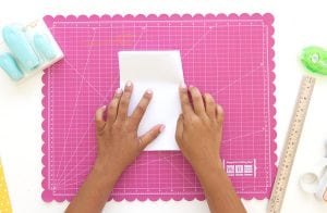 Introducing the new We R Memory Keepers Staple Board that let's you staple anywhere on the page. Use it to create these Easy Stapled Notebooks in minutes