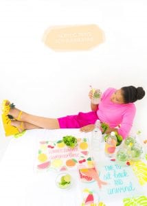 Customize your own DIY Shutterfly Acrylic Trays with free downloads that are perfect for summertime entertaining by the pool