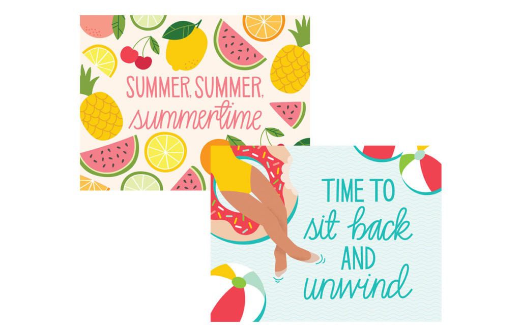 Customize your own DIY Shutterfly Acrylic Trays with free downloads that are perfect for summertime entertaining by the pool