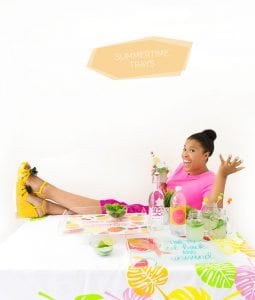 Customize your own DIY Shutterfly Acrylic Trays with free downloads that are perfect for summertime entertaining by the pool