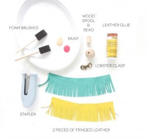 Tassels will never go out of style so why not create these leather and wood bead tassels in just a few steps.Your tote bag will thank you.