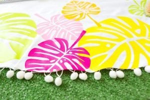 Use your Cricut Explore to create this Cricut Iron-On Picnic Blanket featuring bold colors and on-trend