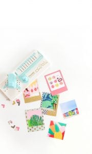 Use the We R Memory Keepers Frame Punch to create perfect paper polaroid frames for photos and other projects.