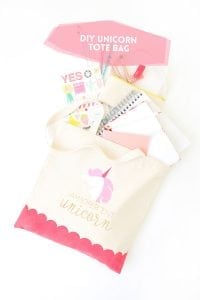DIY Unicorn Tote Bag | damask love
