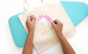 Celebrate your inner unicorn with this easy to make DIY Unicorn Tote Bag perfect for back to school or everyday use.