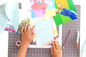 Turn your printed photos into a statement piece with this simple DIY Abstract Photo art made with wood and letter sized photos