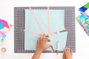 Turn your printed photos into a statement piece with this simple DIY Abstract Photo art made with wood and letter sized photos