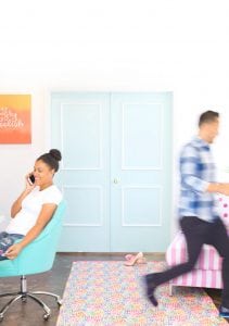 The DIY Stylish Painted Doors with Moulding are a simple and affordable way to upgrade a plain door into something impressive.
