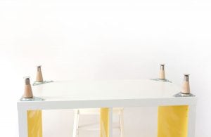 Chalk paint can be modern! Use it to create this Modern Ikea Hack Shelf with DecoArt Chalk Paints. Thick coverage means one coat and quick results!