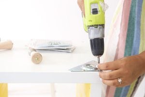 Chalk paint can be modern! Use it to create this Modern Ikea Hack Shelf with DecoArt Chalk Paints. Thick coverage means one coat and quick results!