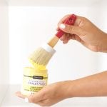 Chalk paint can be modern! Use it to create this Modern Ikea Hack Shelf with DecoArt Chalk Paints. Thick coverage means one coat and quick results!