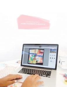 It's easy to create a DIY scrapbook with basic supplies and photos edited with the new Adobe Photoshop 15