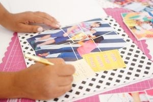 It's easy to create a DIY scrapbook with basic supplies and photos edited with the new Adobe Photoshop 15